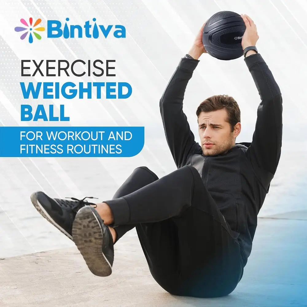 Exercise Weighted Deadball for Workout and Fitness Routines - Medicine Dead Weight Ball