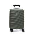 Air V2 Hardside Expandable Carry on Luggage, 8 Spinner Wheels, Lightweight Hard Shell Suitcase, TSA lock, Slate Green, Compact C