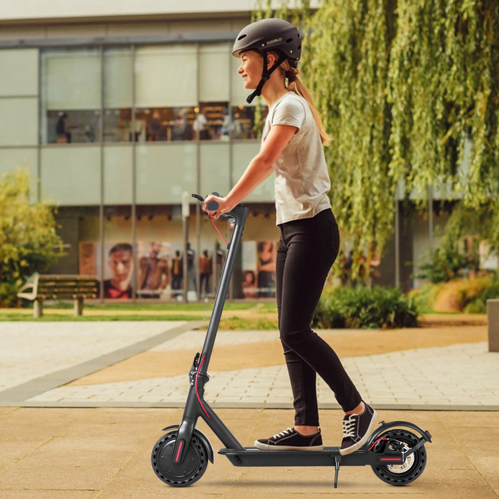 350W Foldable Electric Scooter ，Max Seed 17mph, 36V 10.4AH 8.5inch Tires 12 Months Warranty US Stock Free Shipping