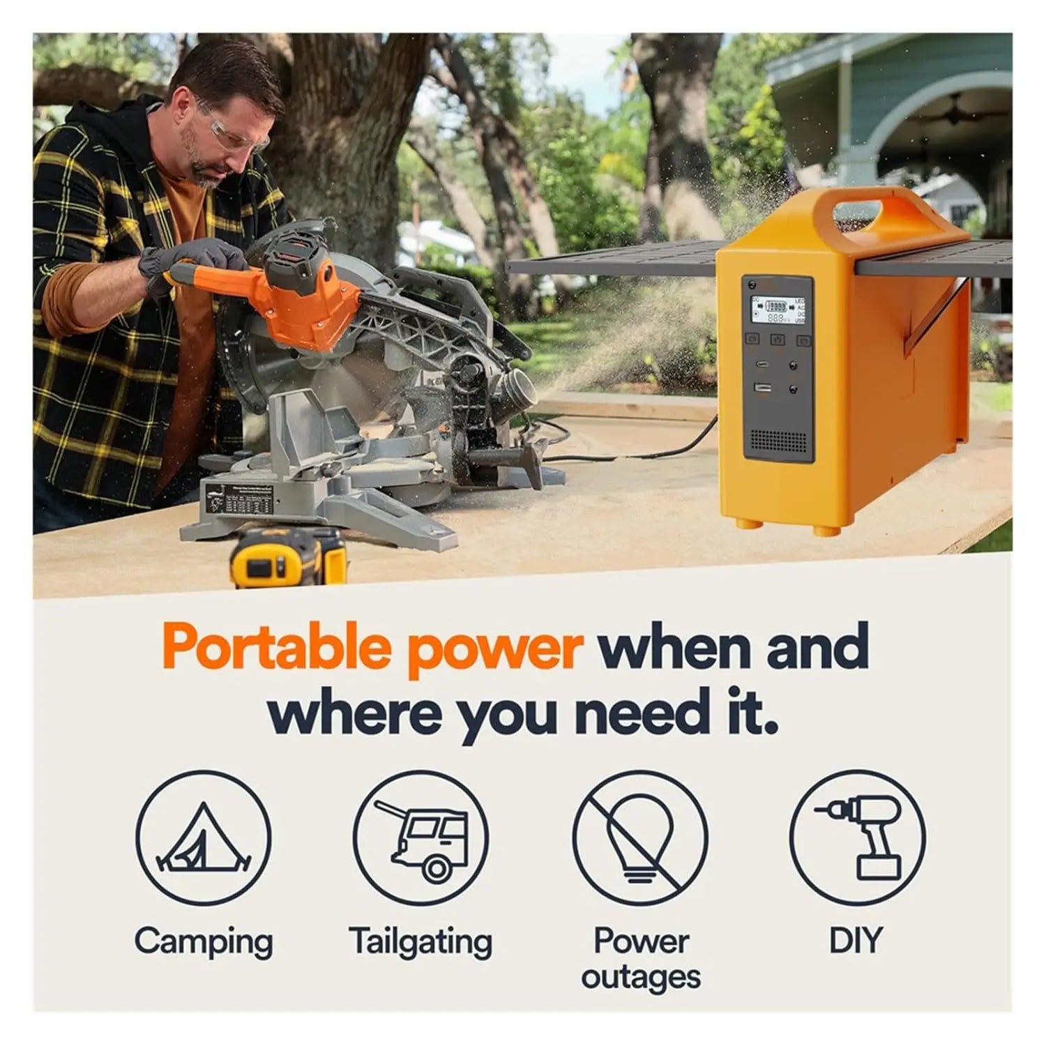Portable Power Station, 100W Portable Power Station 110V 220V Solar Generator UPS e Bank 24000mAh With Panel For, Customized