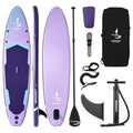 WKERSIY paddle board surfboard 11ft Purple Inflatable SUP Board All-Water Performance Series High-Visibility Ultra-Stable Design