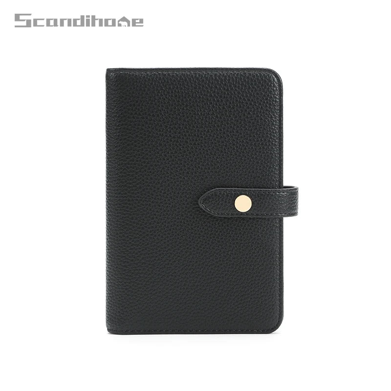 Passport Wallet Travel Organizer Card Holder Case for Women Men with Ticket Slot Pen Pocket Multi-Function Passport Cover