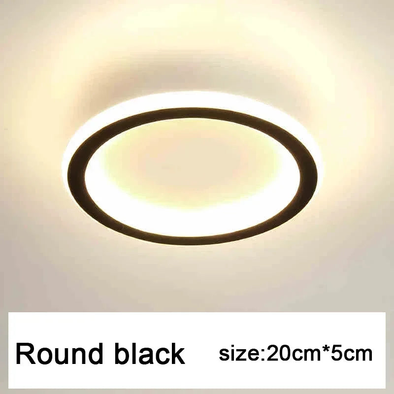 Modern LED Ceiling Light Simple Balcony rotundity Light Home Corridor Porch Channel Ceiling Light Nordic Wind Cloakroom Light
