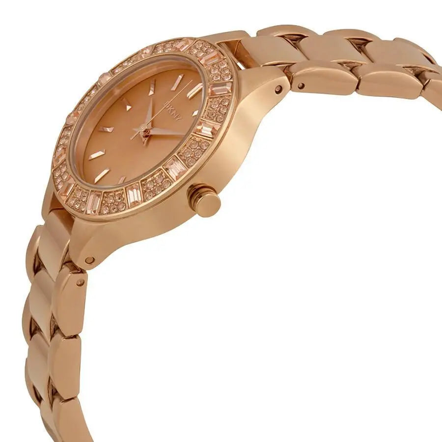 Dkny | Chambers Rose Dial Rose Gold-tone Ladies Watch NY8486