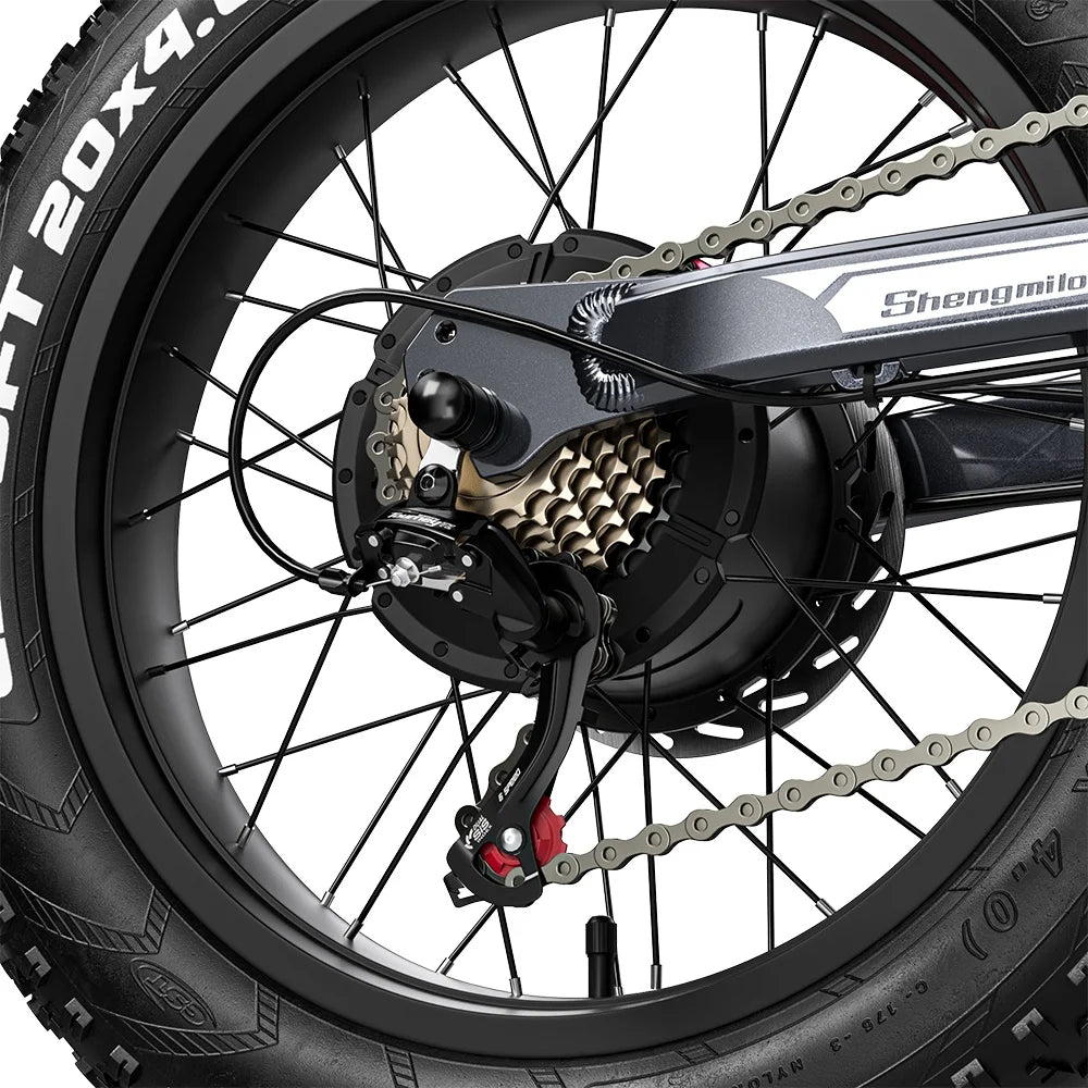 SHENGMILO S900 20" All-Terrain Electric Bike 1500W Motor 60V 30Ah Battery