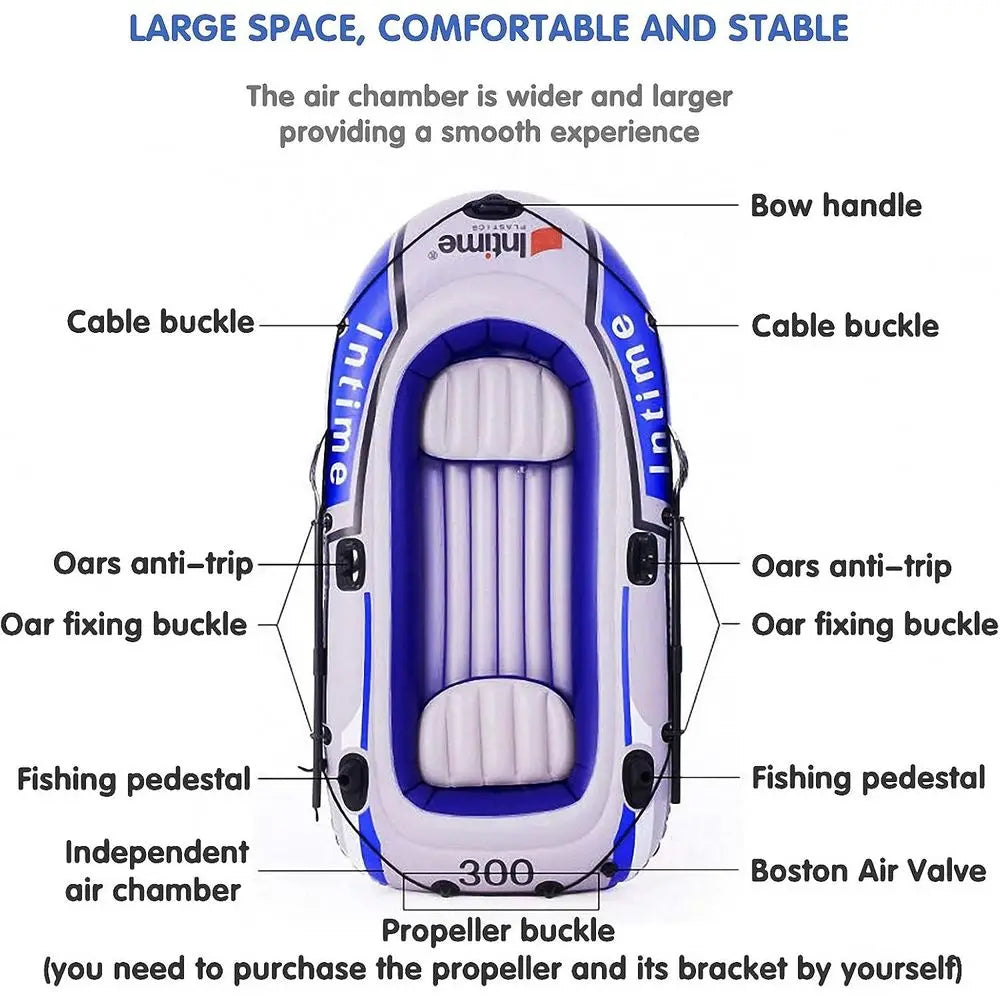 Versatile Inflatable Boats for Fishing, Paddling, and Family Fun