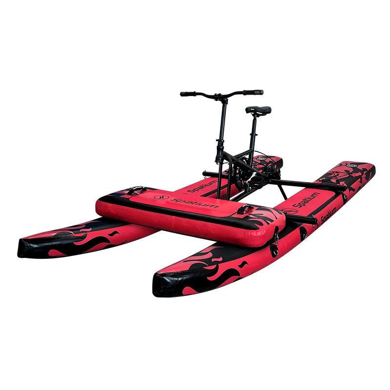 Spatium Sup Water Bike Inflatable Pedal Boat 2.0 Inflatable Pedal Kayak Water Bikes for Lake More Stable and Easy to Drive