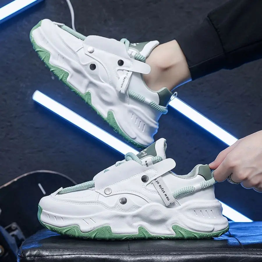 New thick-soled height-increasing dad shoes for men throughout the four seasons, versatile outdoor sports shoes for teenagers