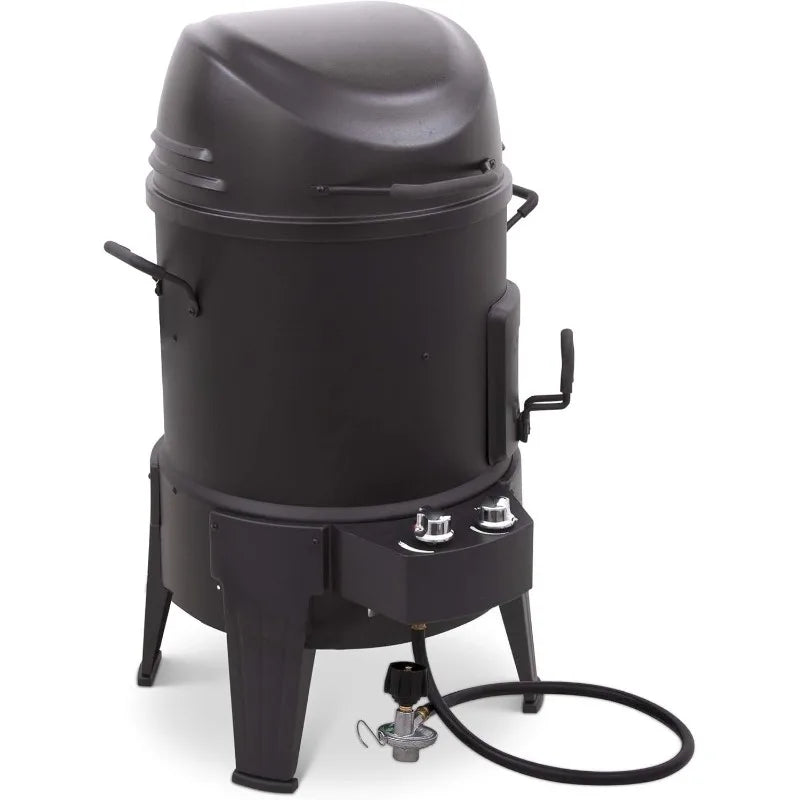 ZZZ-3-in-1 Smoker, Roaster & Gas Grill, Black - 14101550