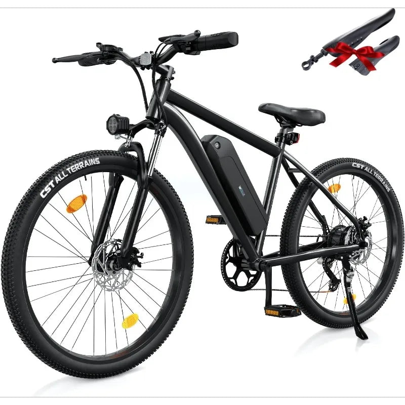 outdoor furniture M10 Electric Bike Adult 500W, 26" Commuting Electric Mountain Bike 20MPH Max Range 55+Miles, Removable Battery