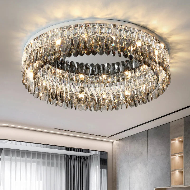 Modern Ceiling Light LED Crystal Lamps Living Room Kitchen Lustre Indoor Home Lights Decoration Fixture Decor