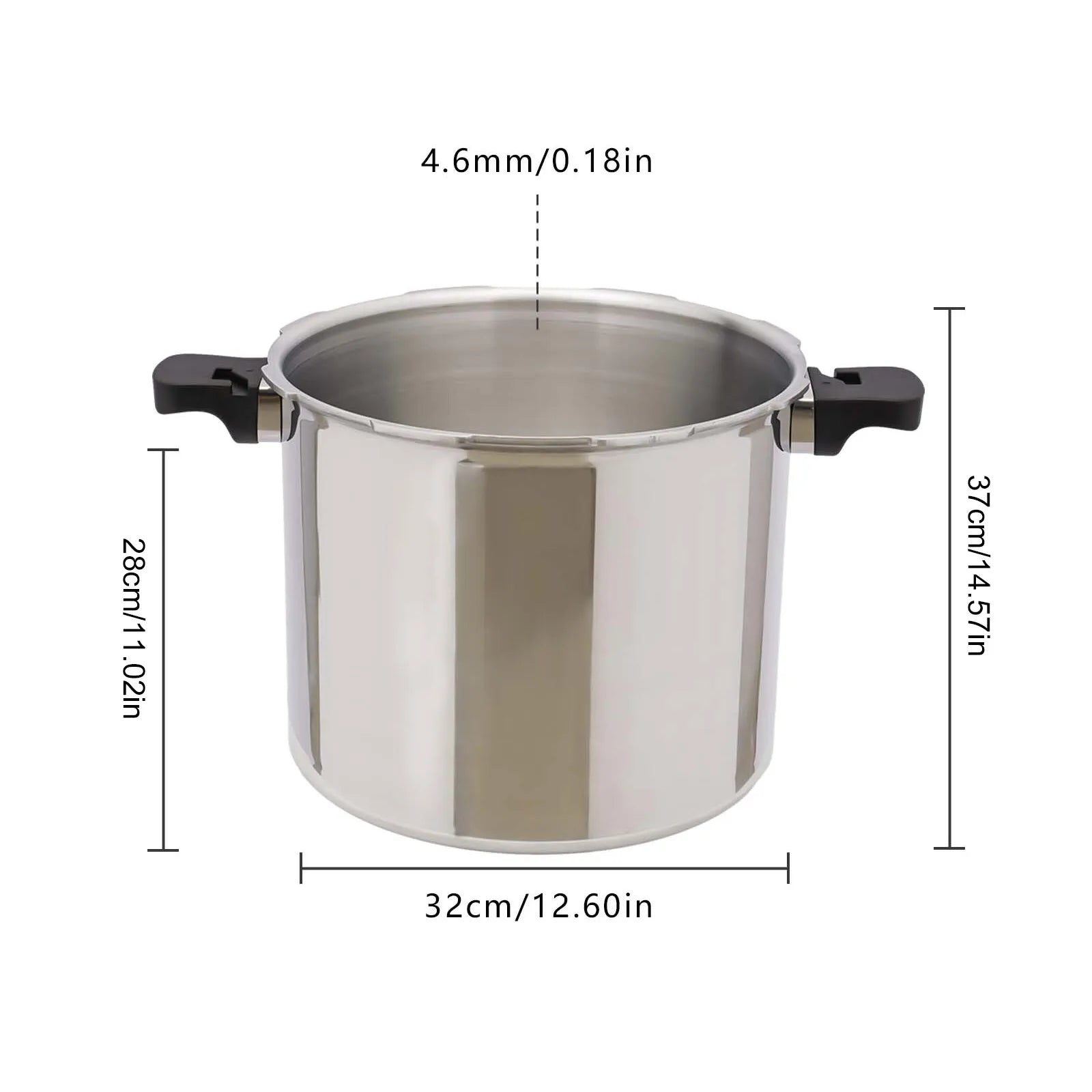 Aluminum Pressure Cooker 23-Quart Induction Compatible Pressure Canner