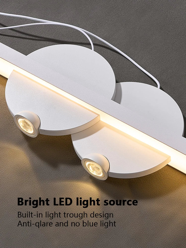Dining room chandelier Nordic modern lamp dining table bar lamp restaurant lights kitchen lights office company led strip lamps