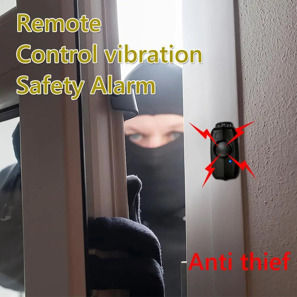 Electric Wireless Motorcycle Bike Alarm Anti-Theft Security Vibration Detector