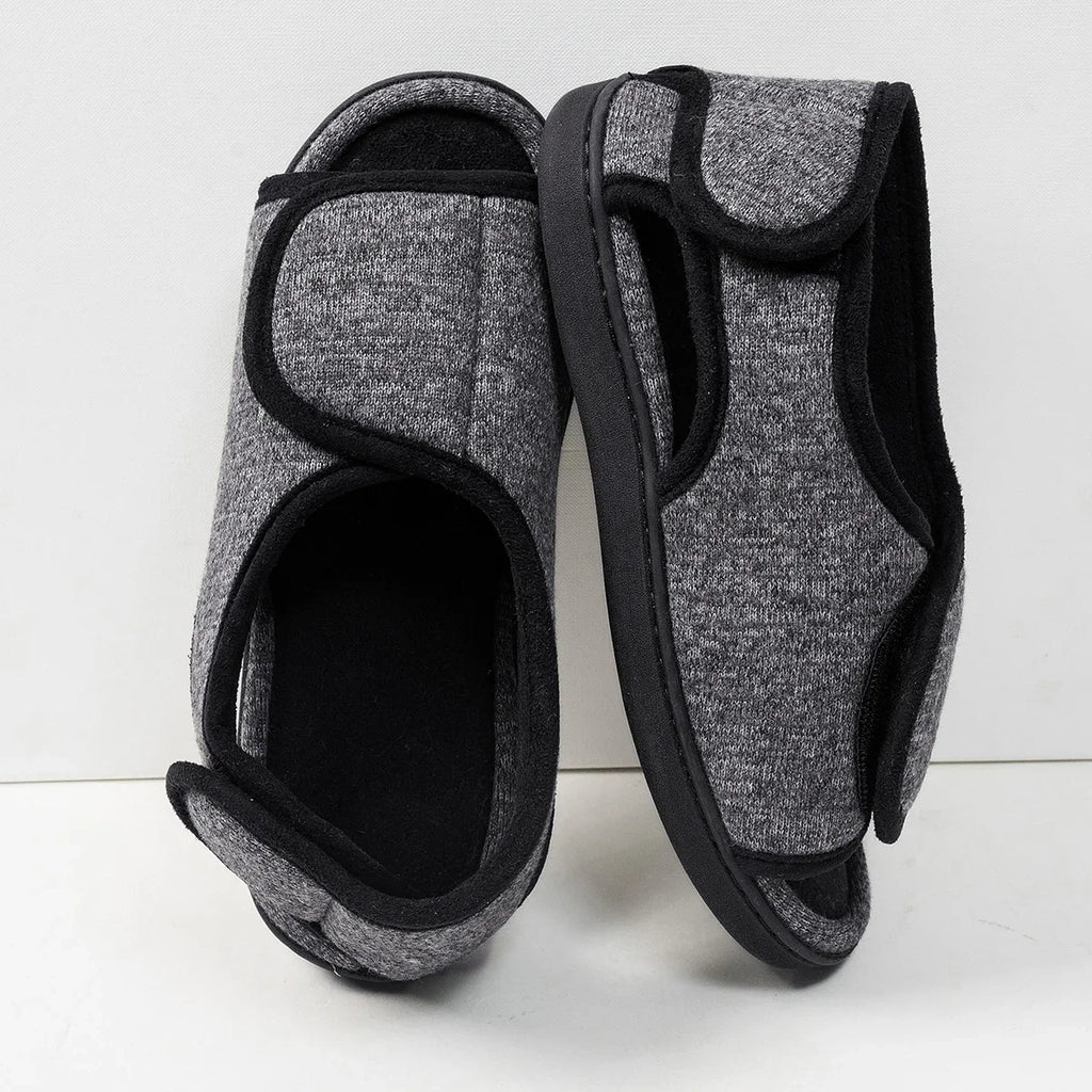 Winter Comfort Memory Foam Slippers for Diabetics, Arthritis & Edema – Women’s & Men’s Unisex Slip-On House Shoes, Soft Thick-So