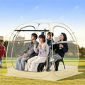 All Weather Pop Up Instant Tent for 56 People With Waterproof Tarp Floor Outdoor Clear Bubble for Sports Events Fishing Camping