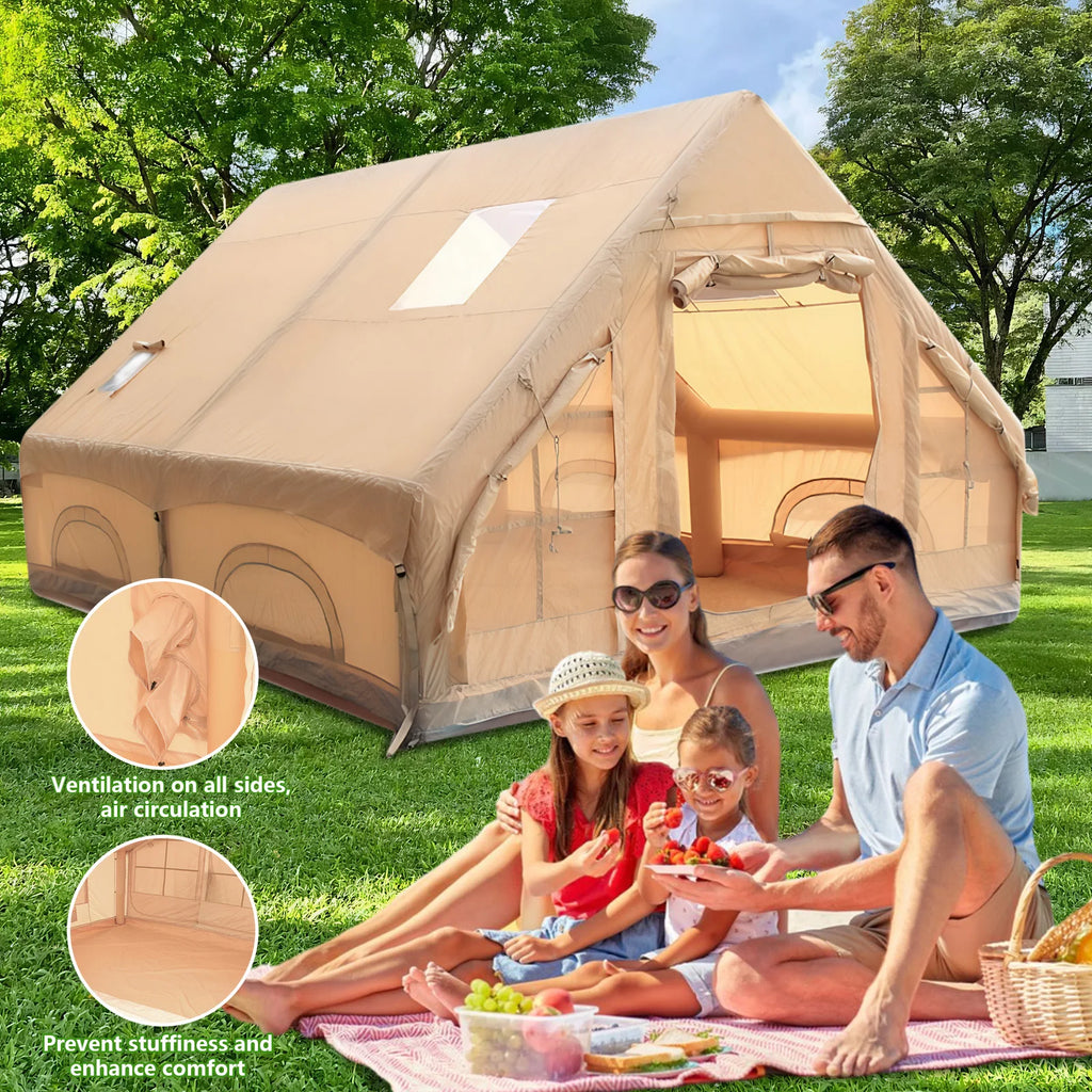 Inflatable Tent Easy Setup Blow Up Tent Inflatable Camping Tent with Pump Air Glamping Tents for Camping