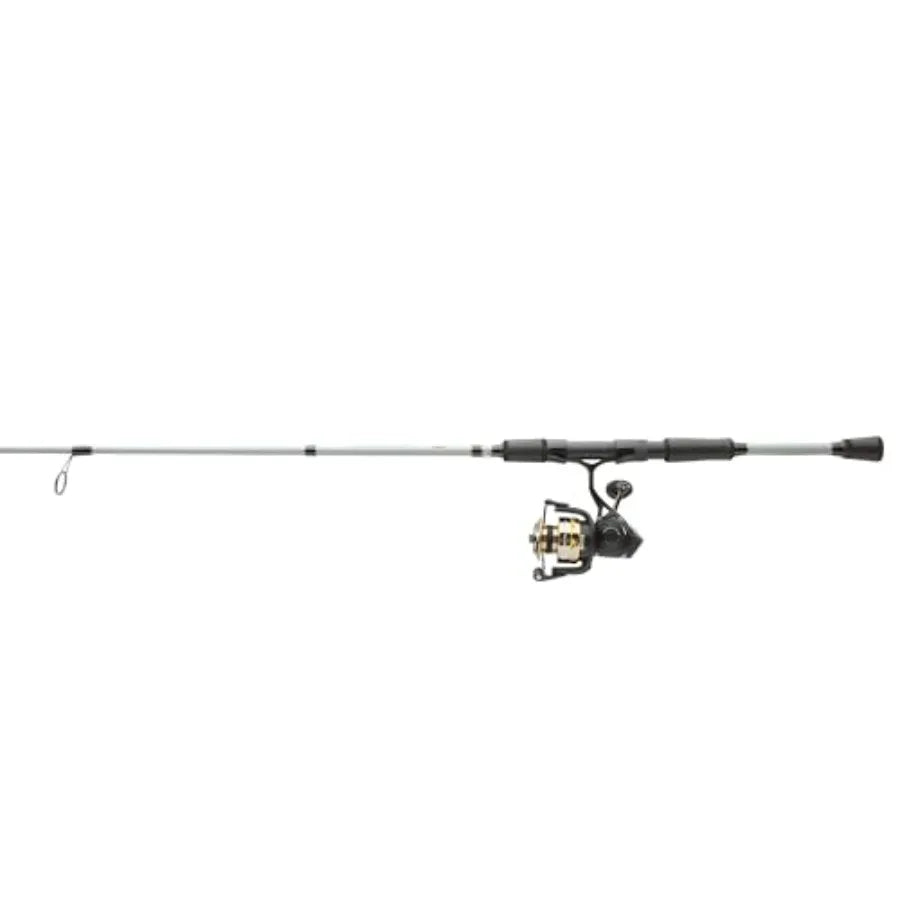 HighPerformance Battle IV Spinning Reel and Fishing Rod Combo for Saltwater and Freshwater Angling with Enhanced Casting Distan