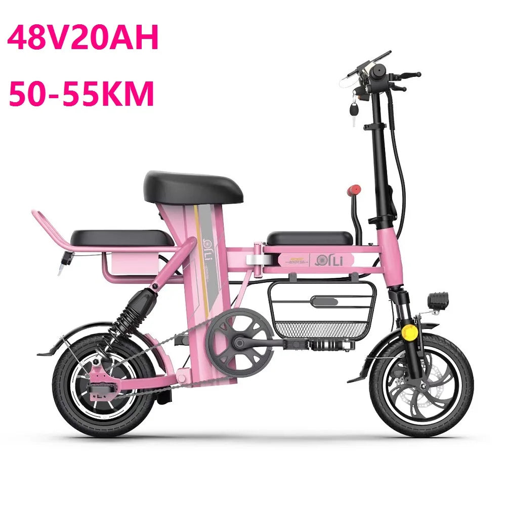 wholesale high speed electric bicycle two wheels mobility foldable adult electric bike scooters powerful with seat