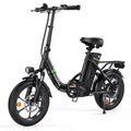 isinwheel U4 Electric Bike 750W 36V 10.4Ah 36V 10.4Ah Battery 19 mph Top Speed Adult Electric Bicycles, 16" Commute Ebike