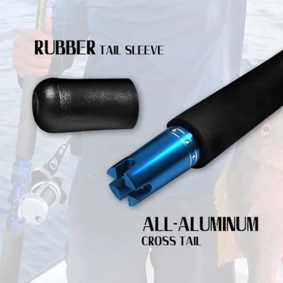 Saltwater Graphite Jig Jigging Casting Fishing Rod Deep Sea Jig Pole for Advanced Anglers Seeking High Sensitivity and