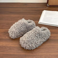 Luxury Plush Slippers for Women 2025 Cover Toe Fur Slides Casual Platform Flip Flops Pantofle New Shoes