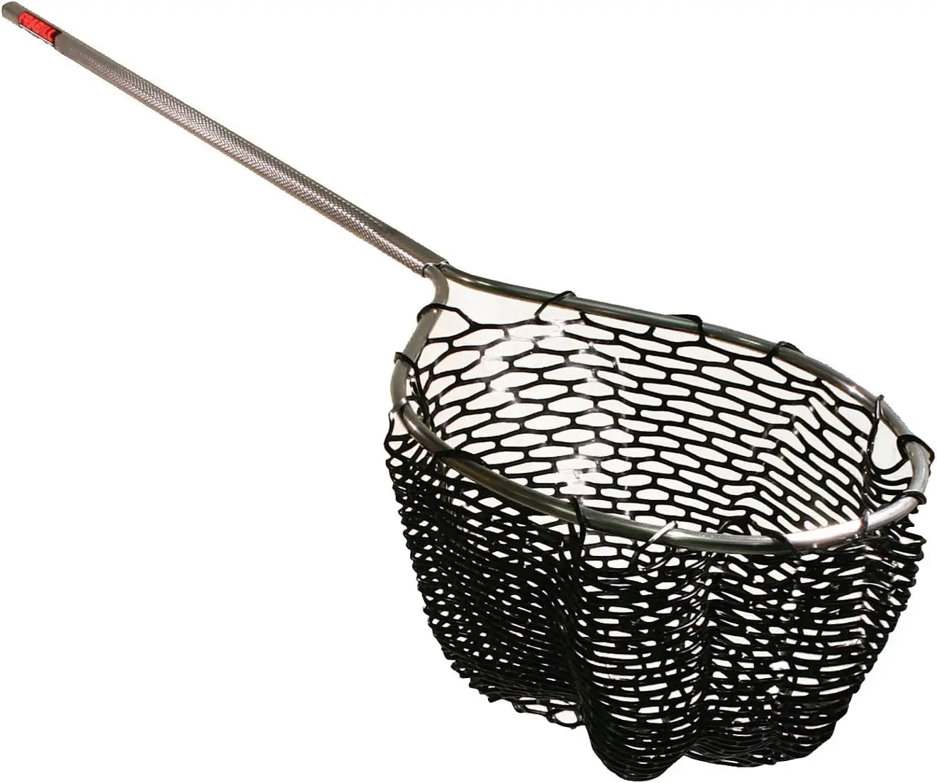 Telescoping Fishing Net with Rubber Mesh, 17x19 Inch Hoop, Saltwater Safe