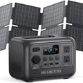 Solar Generator AC2A with 60W Solar Panel Included (Ships Separately), 204Wh LFP Battery Backup, w/ 2 300W (600W Power Lifting)