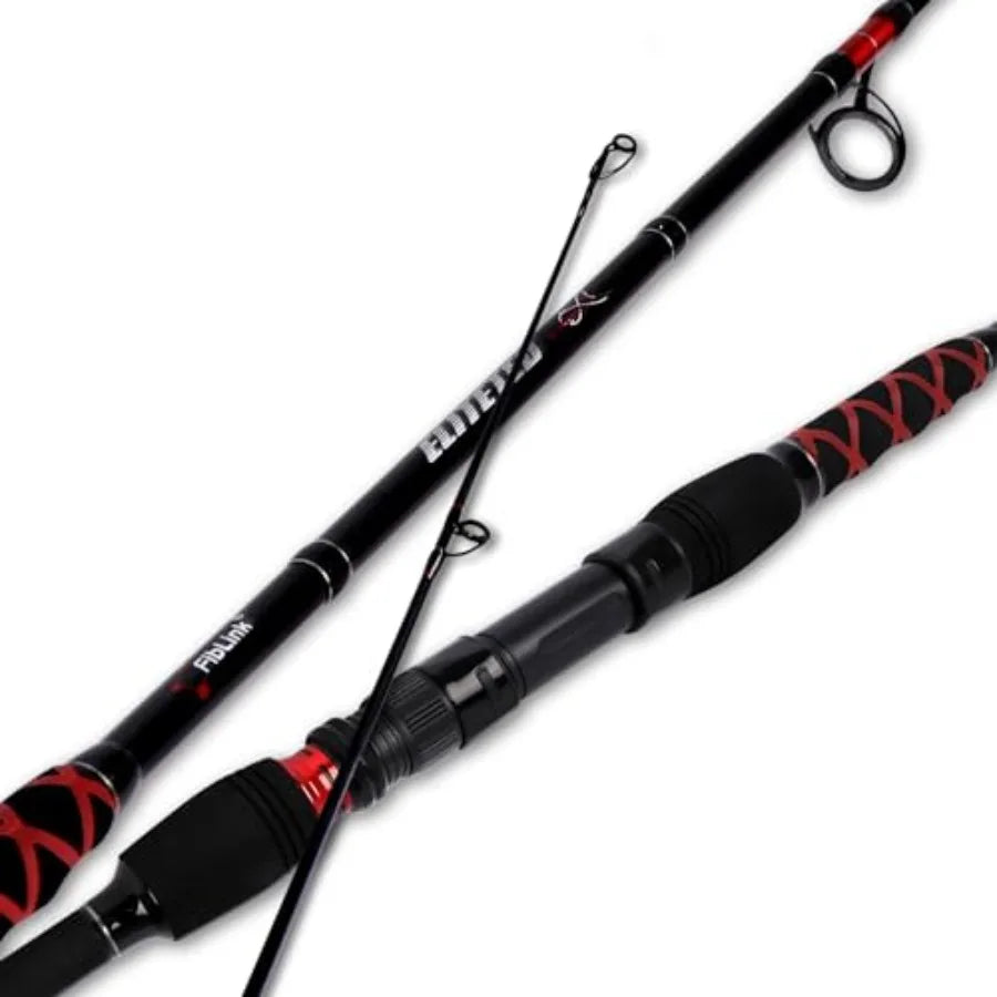Surf Spinning Fishing Rod 2Piece 3Piece Carbon Fiber Travel Fishing Rod for Saltwater and Freshwater Angling Lightweigh