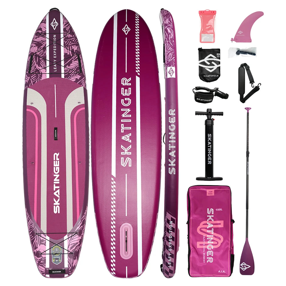 Skatinger 11'6'' X 35'' X 6'' Inflatable Paddle Board for Adults Paddle Gonflables Sup Board Prancha Paddle