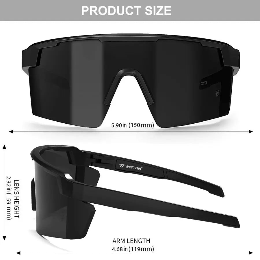 XL Z87 Sunglasses for Big Wide Heads Men Women,TR90 Ultralight UV400 Protection Sun Glasses Z8224