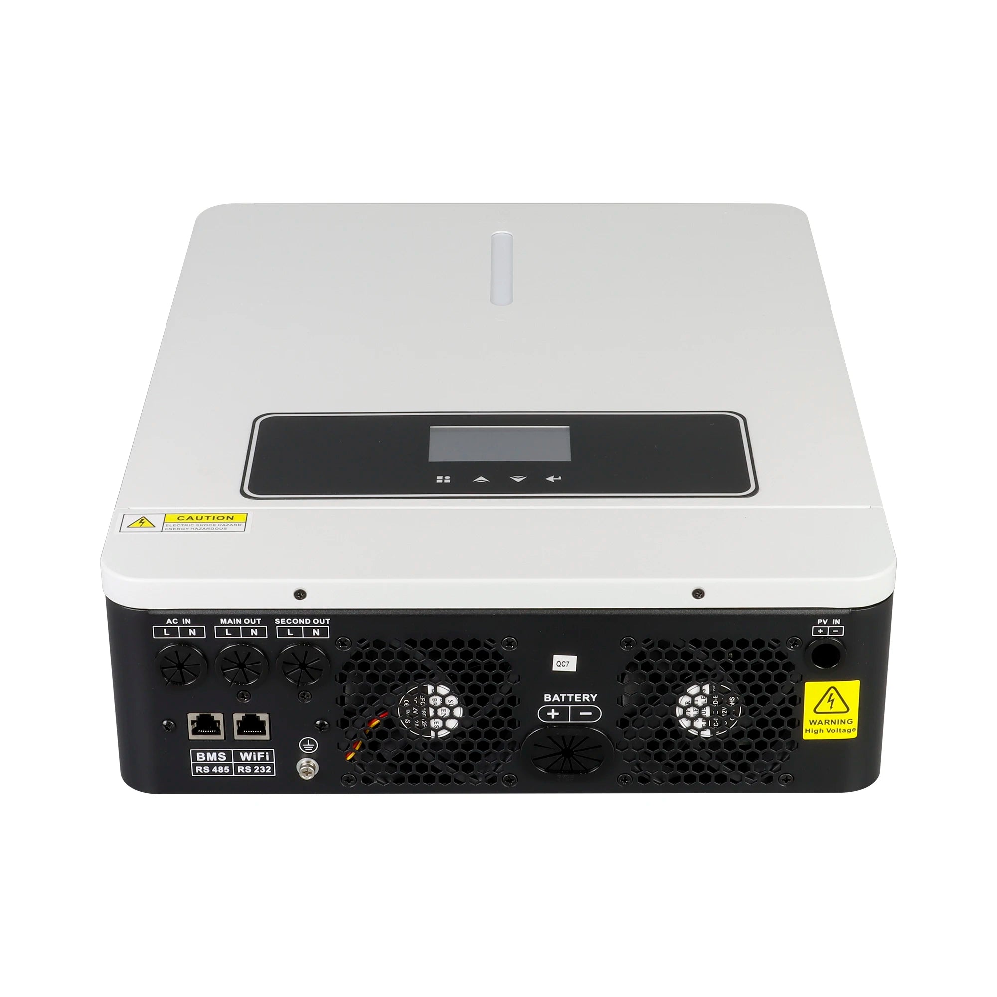 3600W Hybrid Solar Inverter 24V DC to 100/110/120V AC With 120A MPPT Solar Charger Controller Max PV 500Vdc Fit LifePo4 Battery