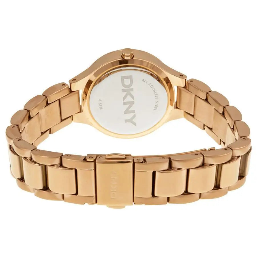Dkny | Chambers Rose Dial Rose Gold-tone Ladies Watch NY8486