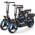 Electric Scooter for Adults 1000W Peak Motor 20-25MPH 25-35 Miles Range 14" Foldable Commuter. Customized, Ample Storage for Pet