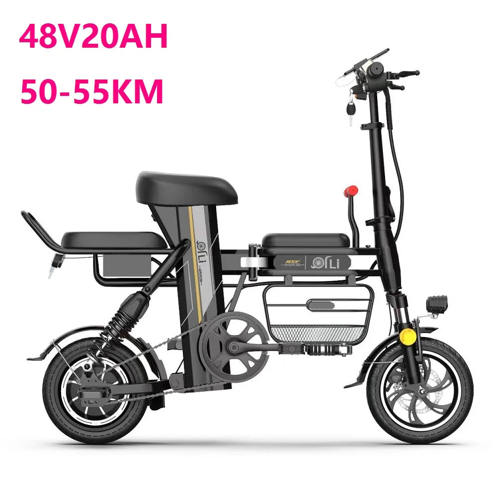 wholesale high speed electric bicycle two wheels mobility foldable adult electric bike scooters powerful with seat