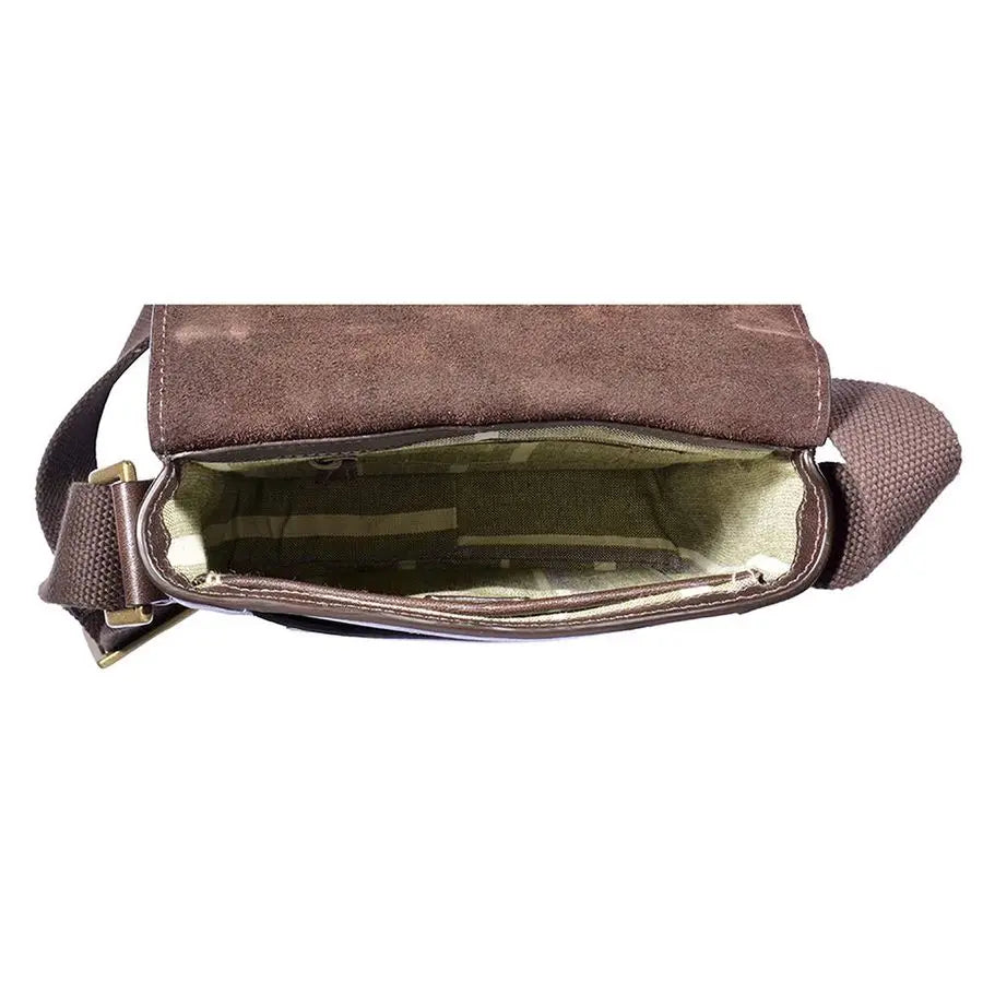 Aiden Leather Messenger Cross body Bag