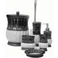6 Pieces Pumkins Bathroom Accessories Set Including Trash Can, Cup, Toothbrush Holders, Soap Dishes, Soap Dispenser and Toilet