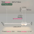 Dining room chandelier Nordic modern lamp dining table bar lamp restaurant lights kitchen lights office company led strip lamps