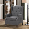 Recliner Chair with Massage and Heat Tufted Fabric Push Back Arm Chair, Recliner Chair for Living Room Bedroom Home The