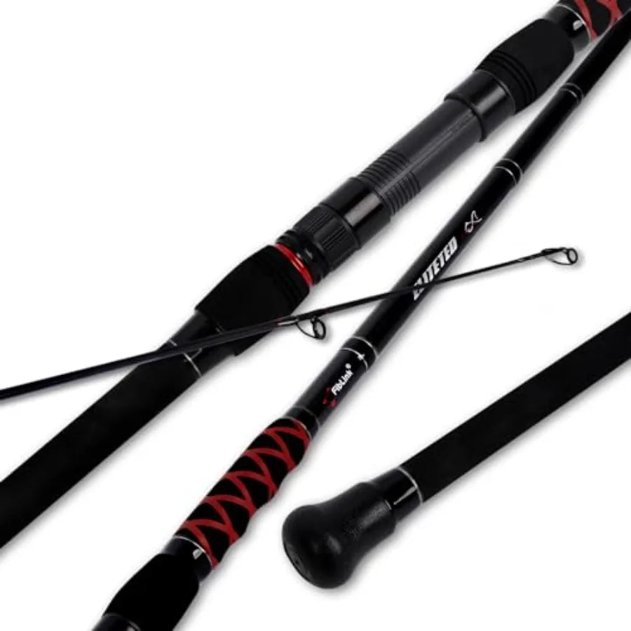 Surf Spinning Fishing Rod 2Piece 3Piece Carbon Fiber Travel Fishing Rod for Saltwater and Freshwater Angling Lightweigh