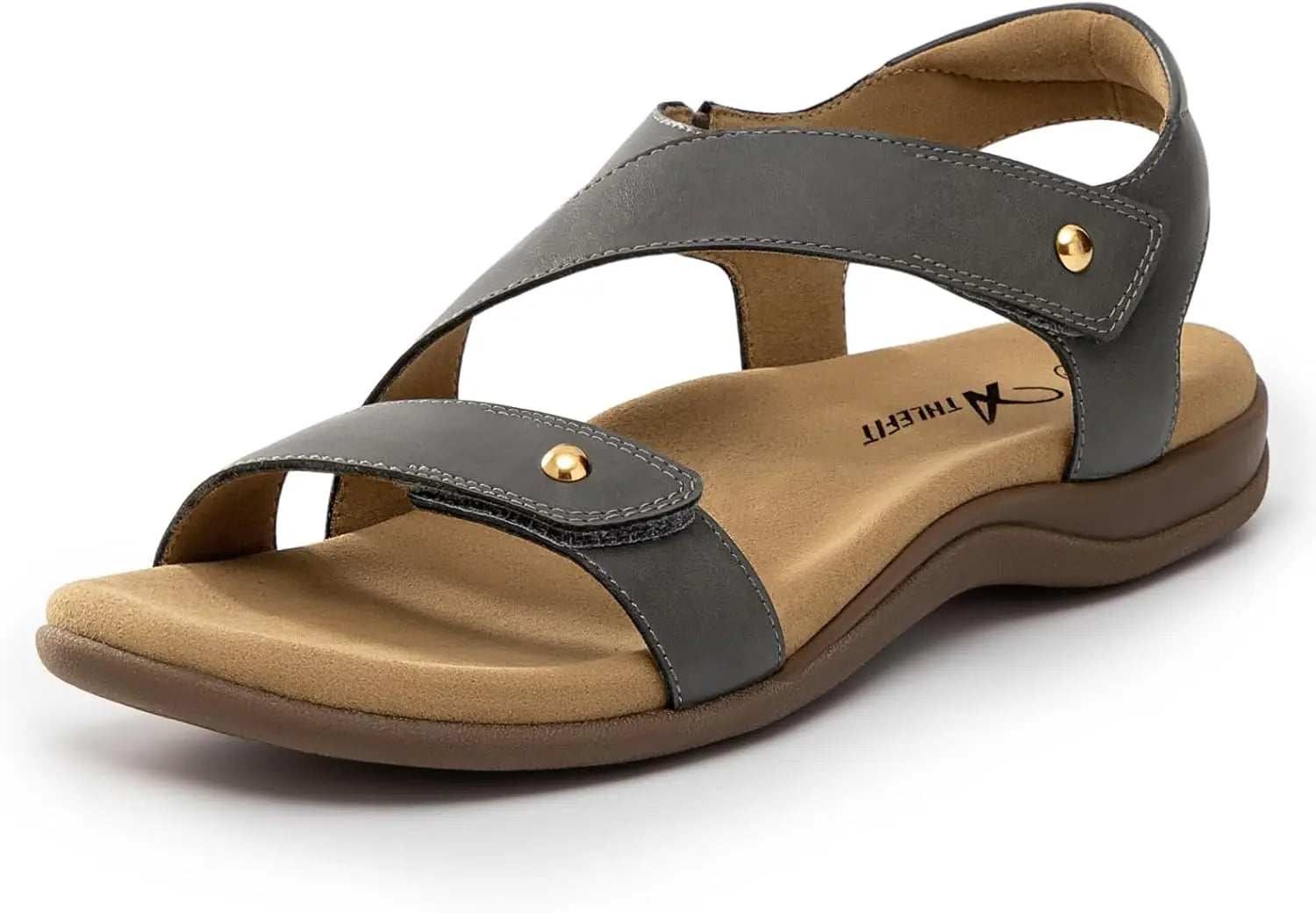 Women's Comfortable Orthopedic Sandals with Arch Support Adjustable Walking Casual Orthotic Sandals