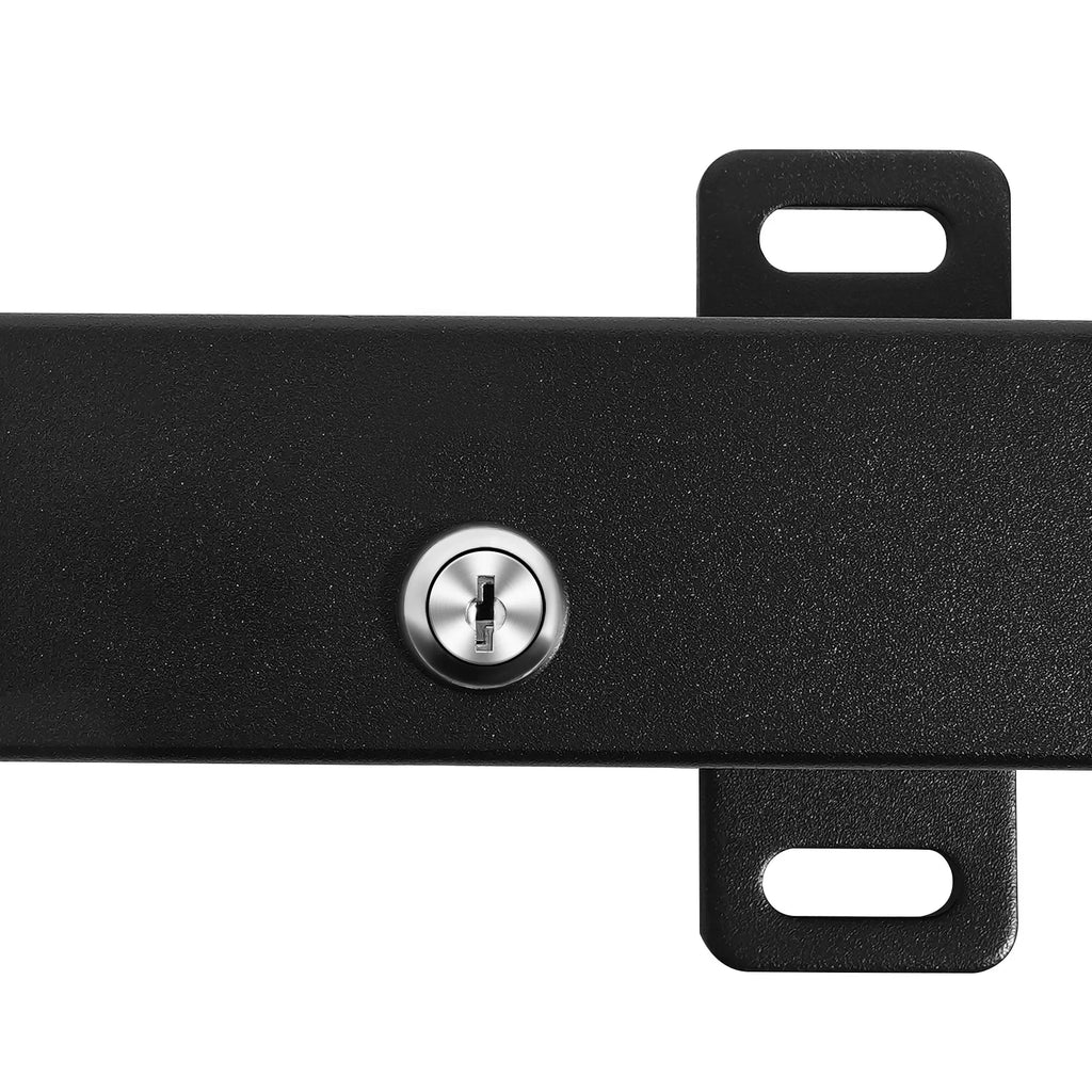 24V Electric Gate Lock Q235 Steel IP44 Corrosion-Resistant 4.1x8.6x2in 3.75lb 2 Unlocking Methods for Villa/Courtyard