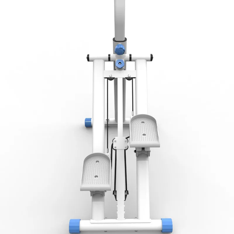 Stair Stepper With Resistance Home Upgrade Vertical Climber Workout Machine Climber Fitness Equipment Adjustable Handlebar Blue