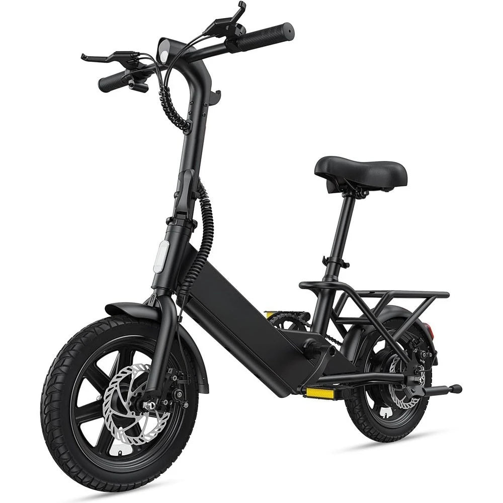 Folding Electric Bike for Adults & Teens 350W Motor 36V 7.8Ah Battery 3 Speed Assist Levels Dual Disc Brakes，Customized