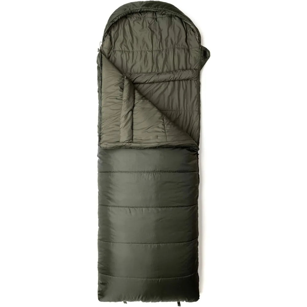 Military-Grade Navigator Sleeping Bag with Compression Sack for Outdoor Camping Adventures
