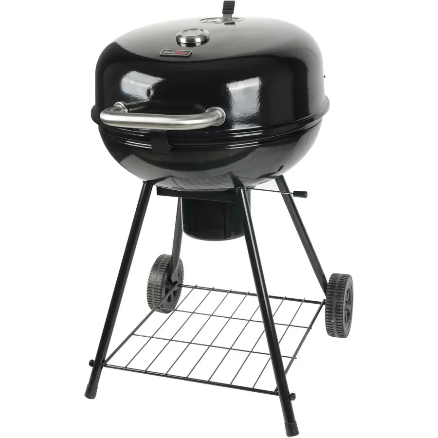 Grill Boss Charcoal Kettle Grill with Large 22-Inch Cooking Area - Ideal for Outdoor BBQ Tailgating Camping and Backyard Grilli