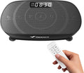 Curved Vibration Plate Exercise Machine for Lymphatic Drainage & Weight Loss with LED Calorie Display, Home Workout Equipment