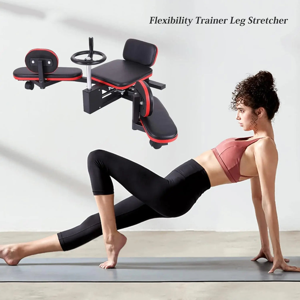 Leg Stretcher Machine Adjustable Leg Stretch Training Machine 330lbs Heavy Duty Leg Extension Machines for Home Yoga Gym Fitness