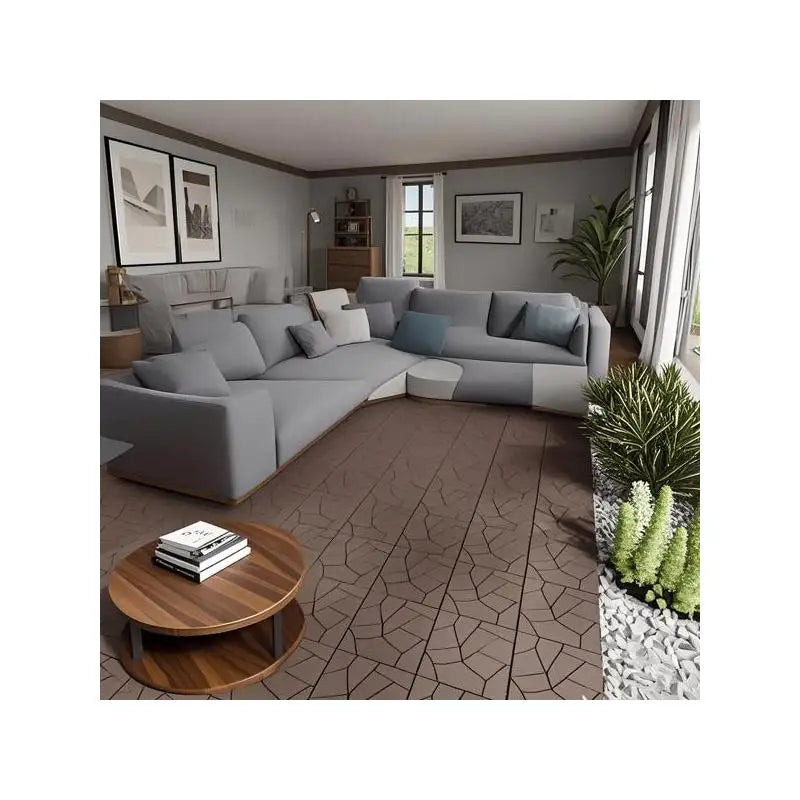 DIY-friendly, easy-to-clean interlocking deck tiles, 11.8"x11.8" patio flooring, 44 pieces per pack, perfect for outdoor