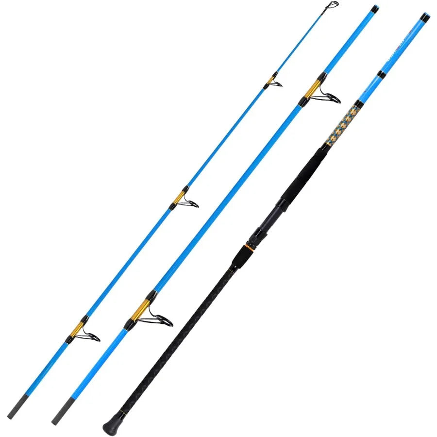 Surf 2Piece 3Piece 4Piece Fishing Rod Spinning Casting Carbon Fiber Travel Fishing Rod for Saltwater Freshwater Angling
